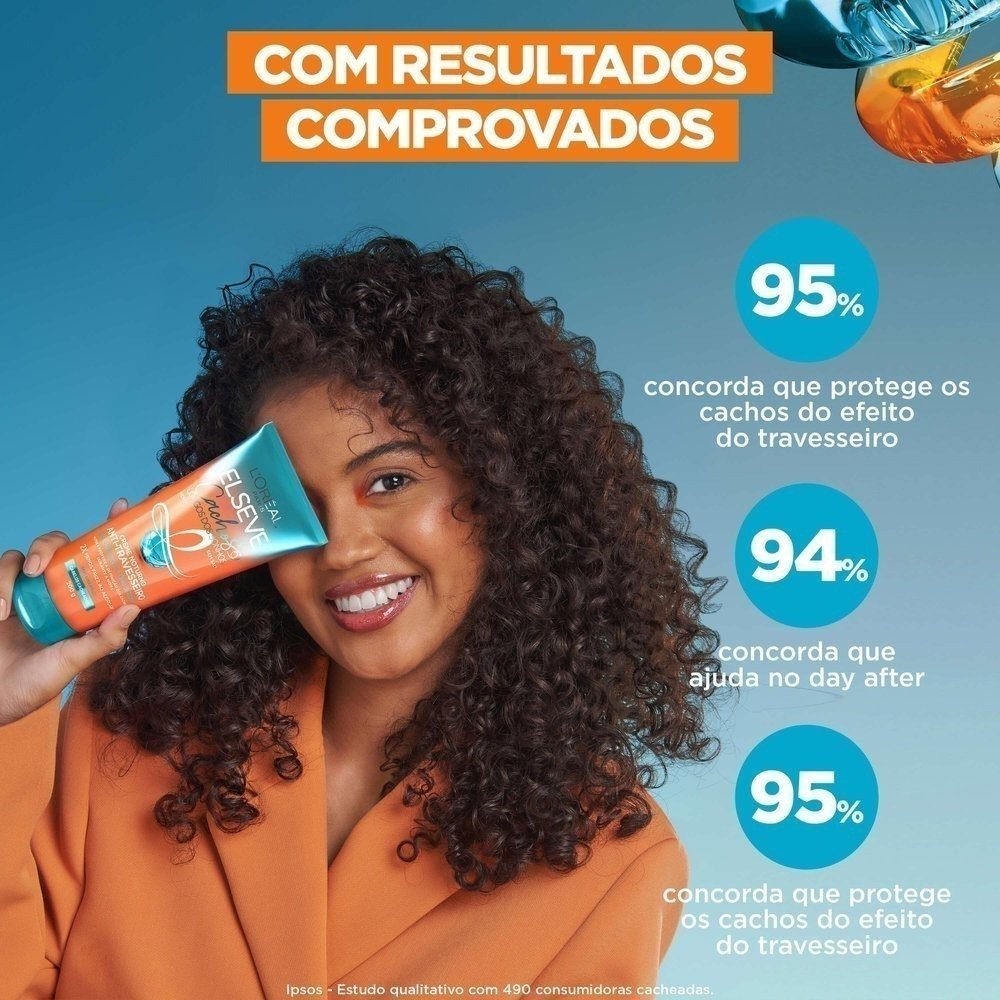 Creme Noturno Anti-travesseiro L’oréal Paris Elseve Cachos Longos Dos Sonhos 200ml 200ml 3