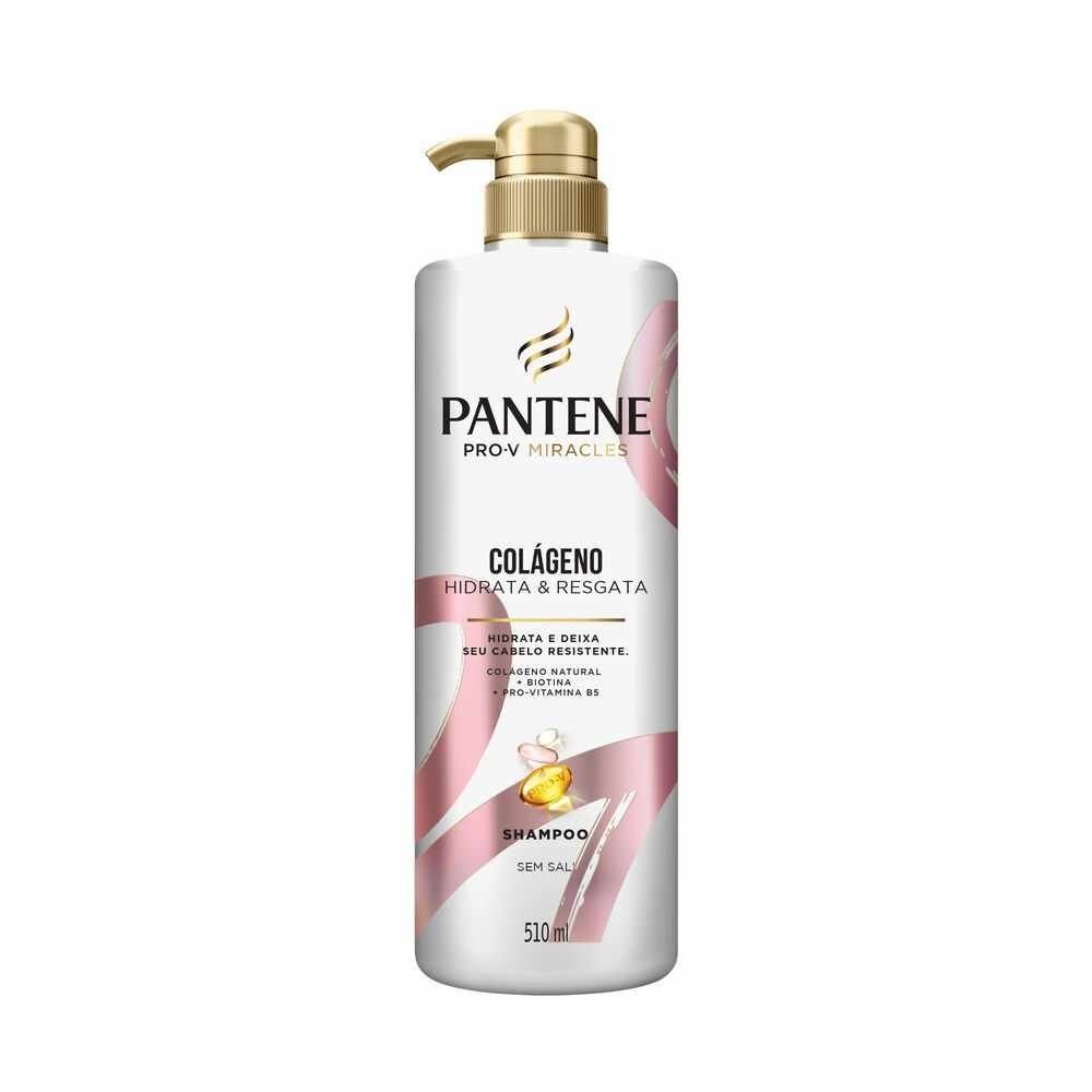 Shampoo Pantene Pro-v Miracles Colágeno Hidrata & Resgata 510 Ml 510ml 2