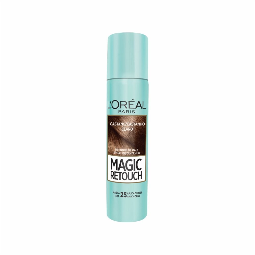 Retoque De Raiz L’oréal Paris Spray Instantâneo Magic Retouch Castanho Claro 75ml