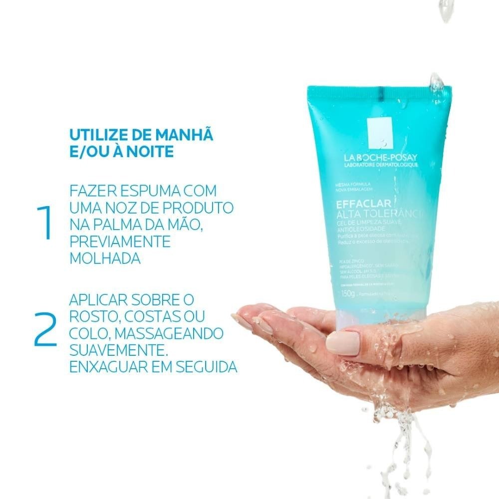 Gel De Limpeza Facial La Roche Posay Effaclar Alta Tolerância 150g