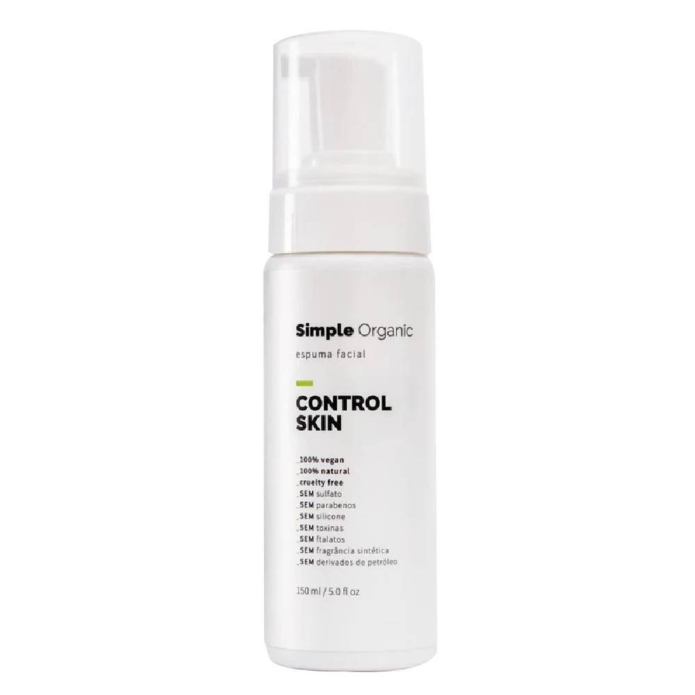 Espuma Facial Simple Organic Control Skin150ml 150ml 1