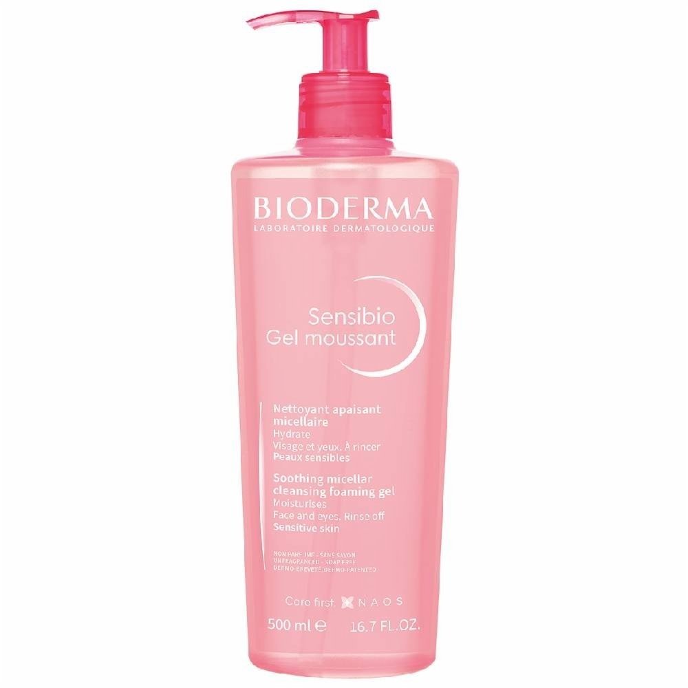 Gel De Limpeza Micelar Bioderma Sensibio Moussant Calmante E Hidratante 500ml 500ml 4