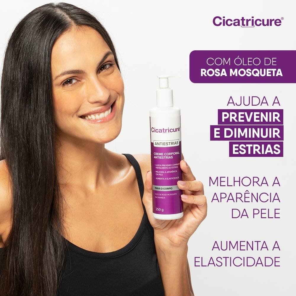Creme Corporal Cicatricure Antiestrias 250g 250g 5