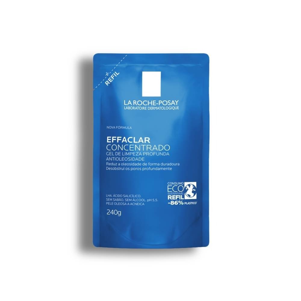 Gel De Limpeza La Roche-posay Effaclar Concentrado Refil 240g 240g 2