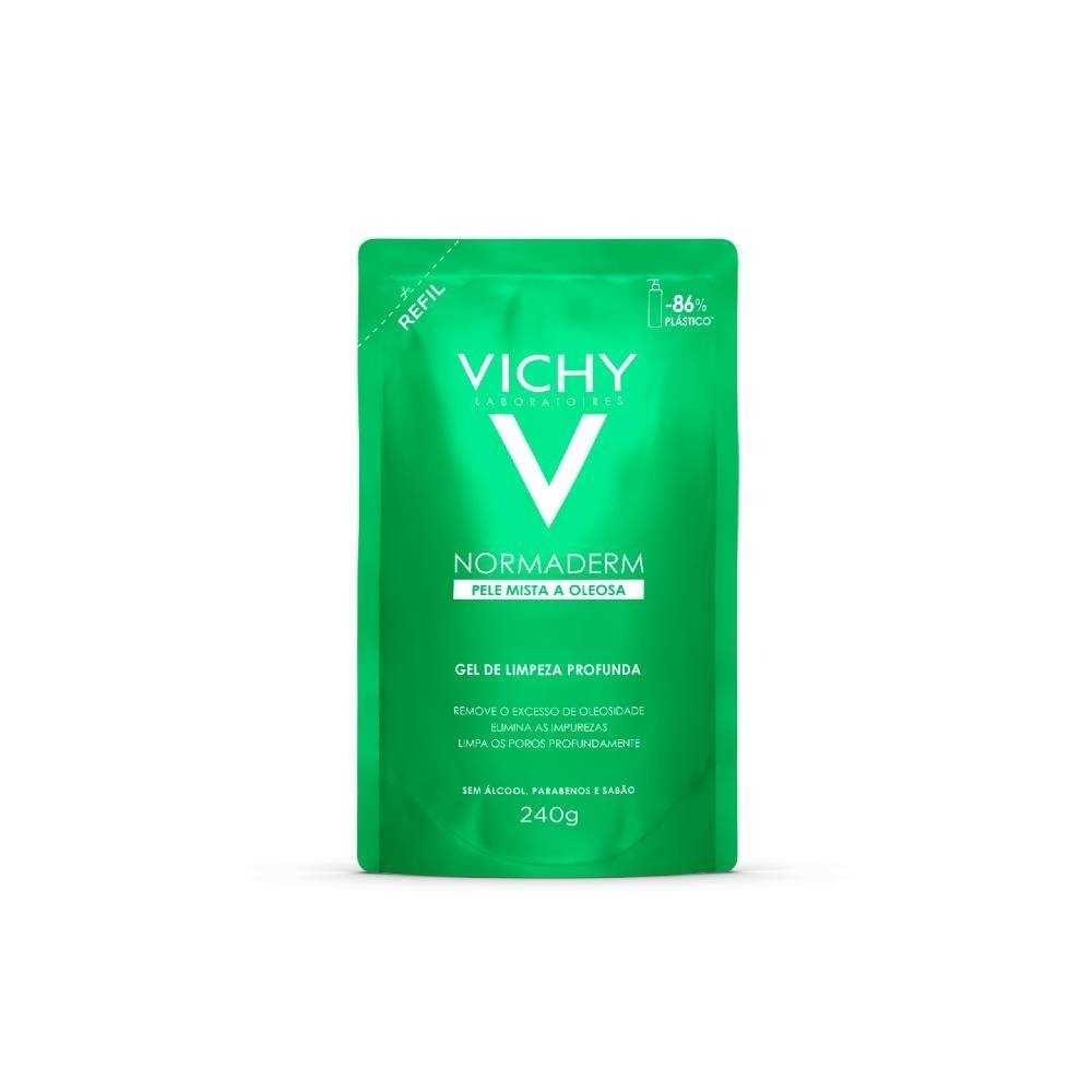 Gel De Limpeza Profunda Vichy Normaderm Pele Mista A Oleosa Refil 240g 240g 2