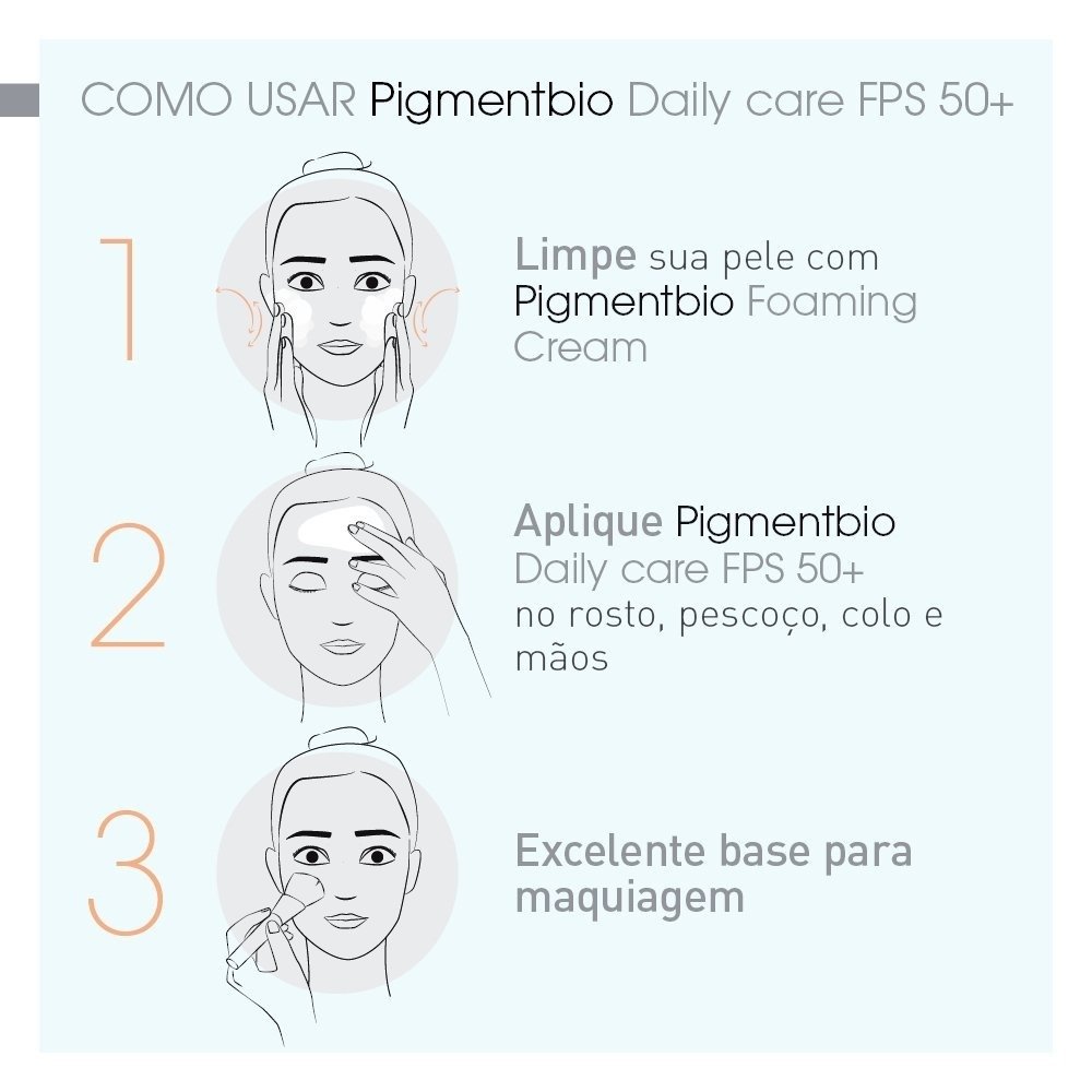 Pigmentbio Daily Care Fps50+ Clareador Antioxidante Com Vitamina C Bioderma 40ml 40ml 7