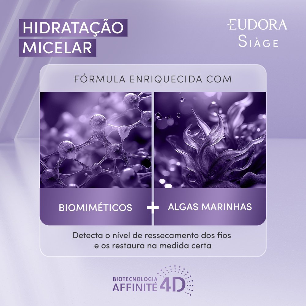 Leave In Eudora Siàge Hidratação Micelar 100ml 100ml 3