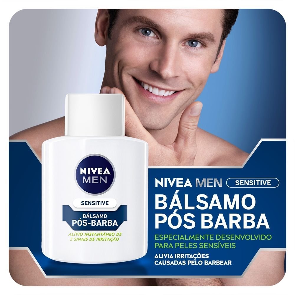 Bálsamo Pós Barba Nivea Men Sensitive 100ml 100ml 6