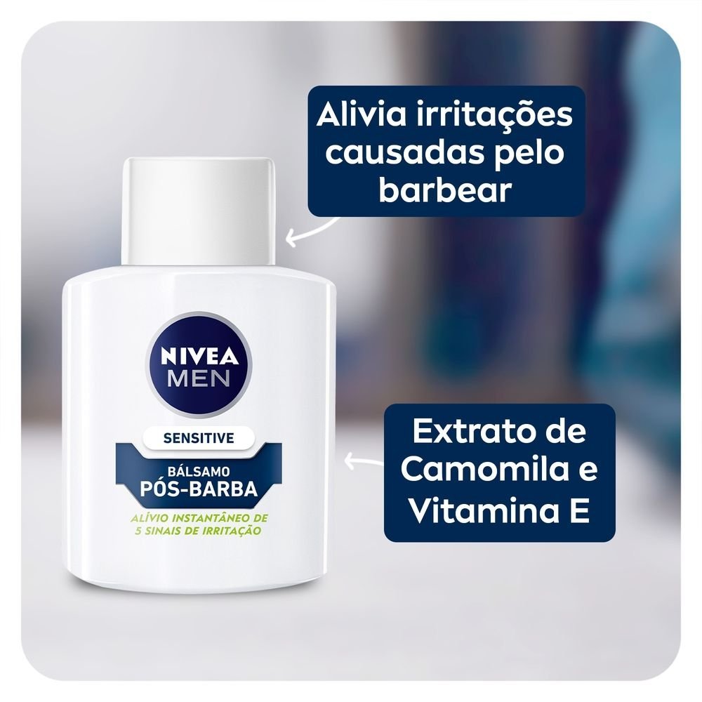 Bálsamo Pós Barba Nivea Men Sensitive 100ml 100ml 7