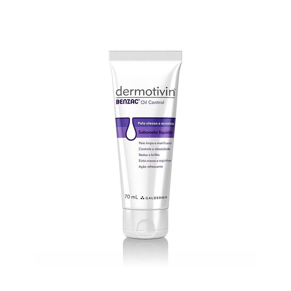 Sabonete Líquido Dermotivin Benzac Oil Control 70ml