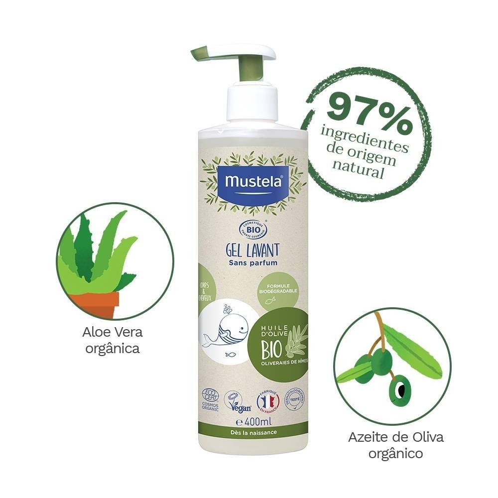 Gel Lavante Mustela Bio 400ml 400ml 3