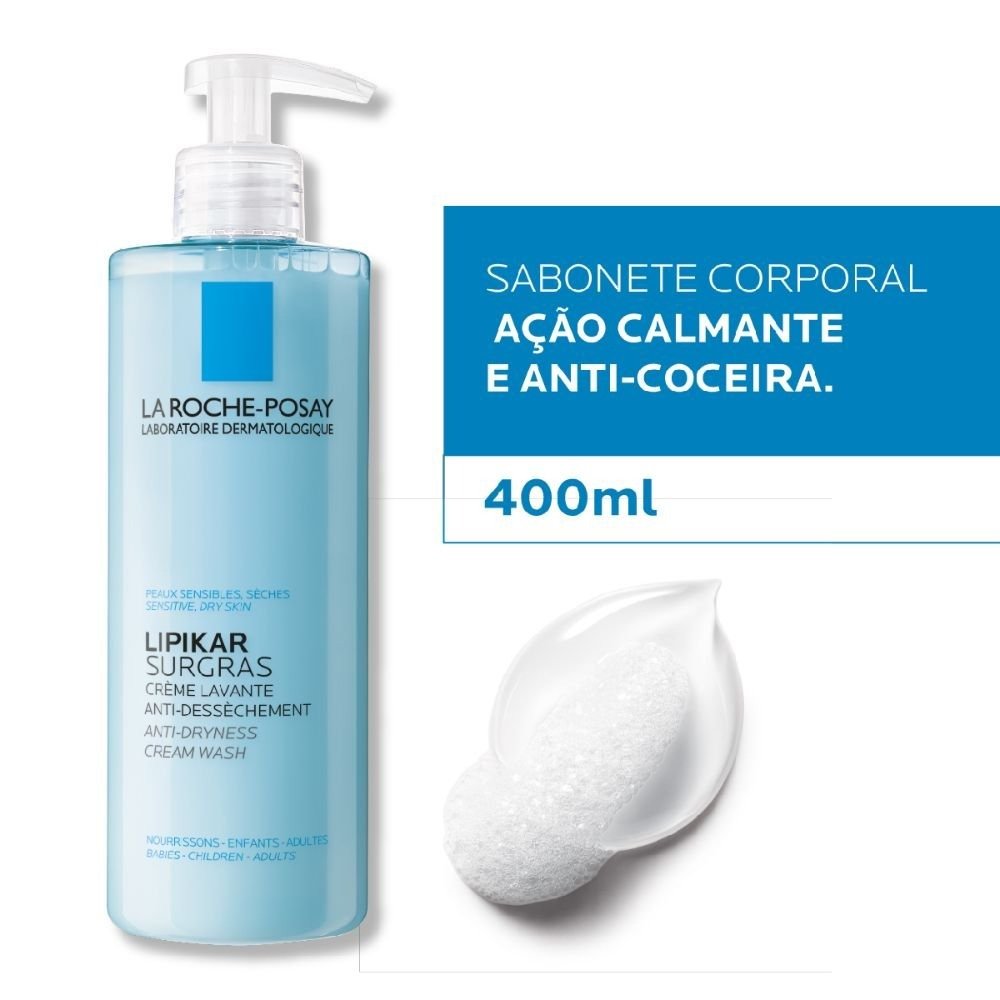 Sabonete Líquido La Roche-posay Lipikar Surgras 400ml 400ml 2