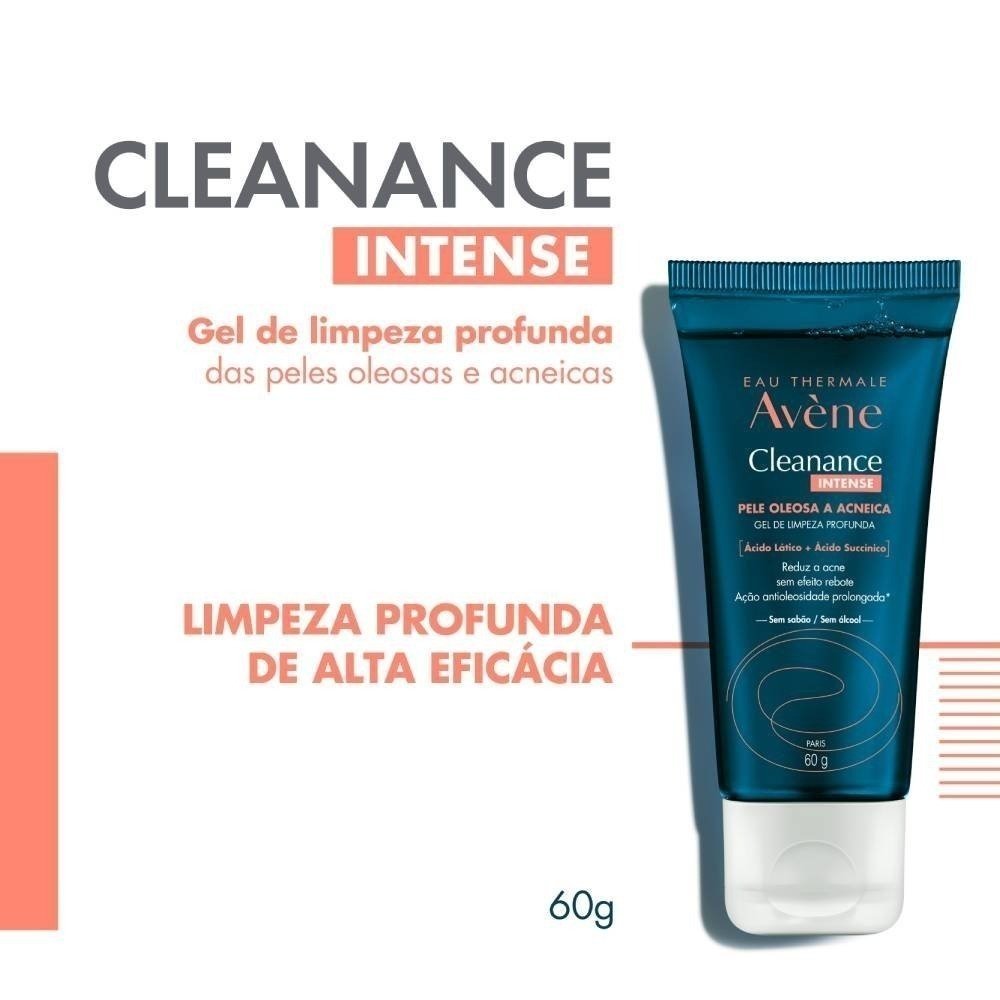 Gel De Limpeza Profunda Avene Cleanance Intense Gel 60g 60g 4