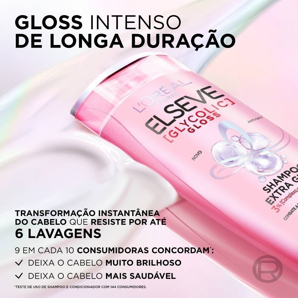Shampoo L’oreal Paris Elseve Glycolic Gloss 200ml 200ml 2