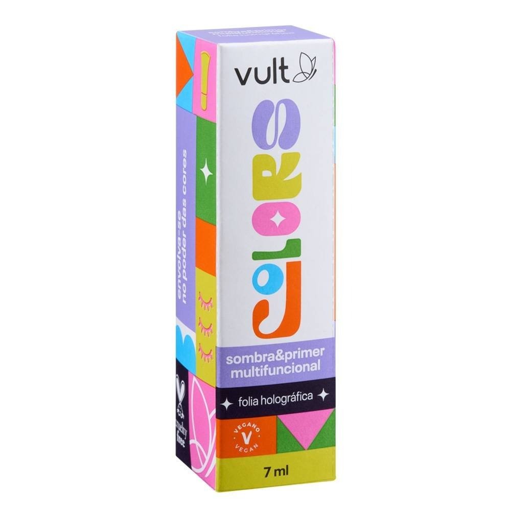 Sombra & Primer Vult Colors Folia Holográfica 7ml 7ml 2