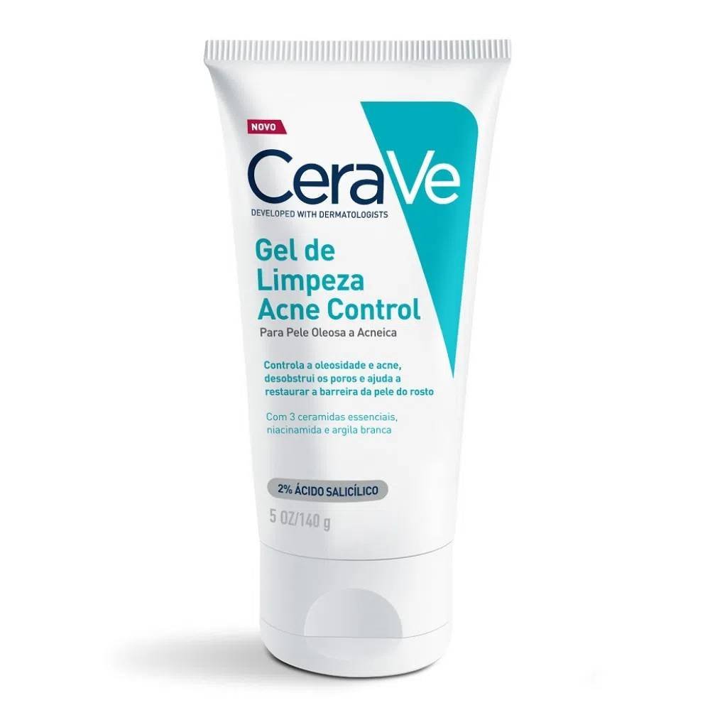 Gel De Limpeza Cerave Acne Control Pele Oleosa A Acneica 140g 140g 1