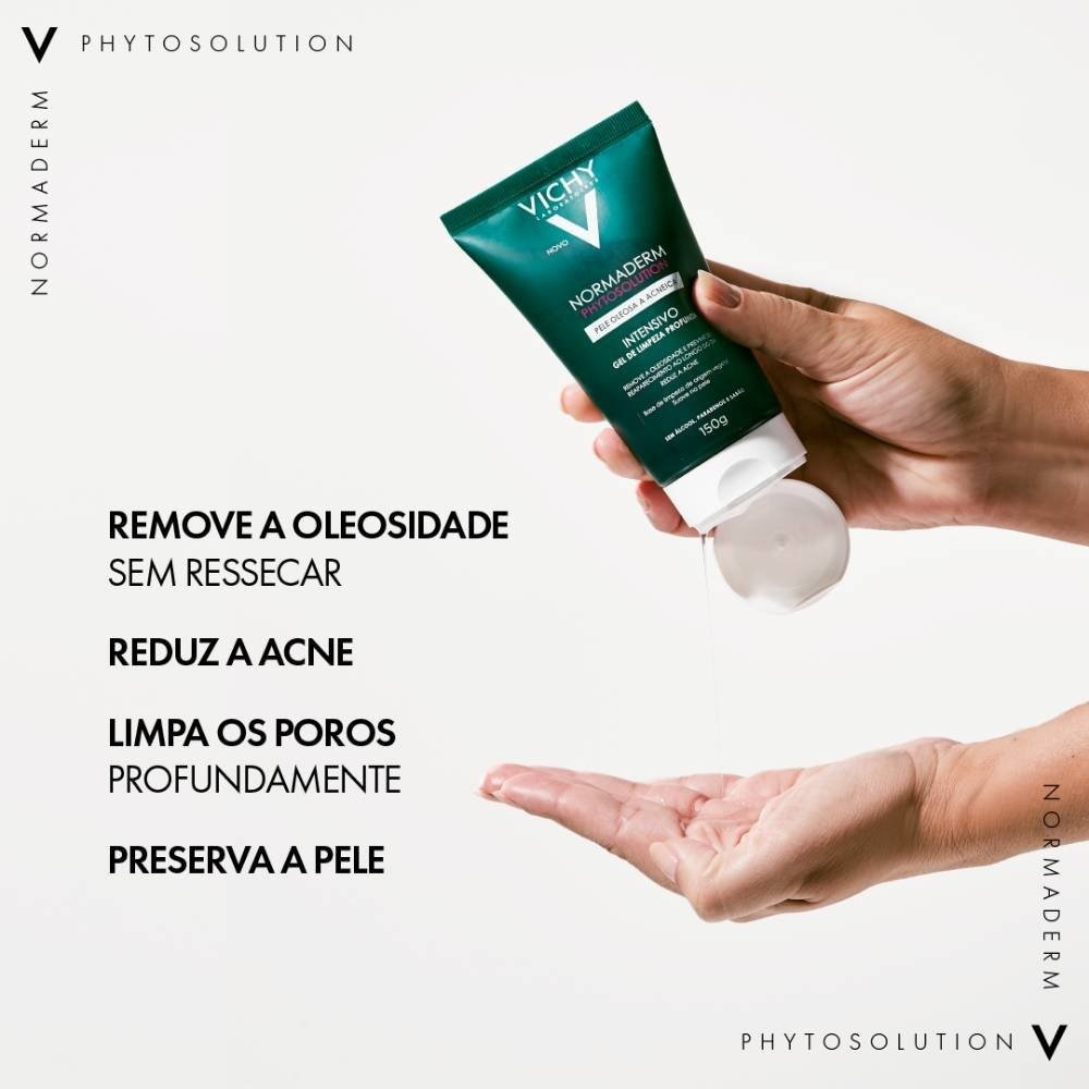 Gel De Limpeza Intensivo Vichy Normaderm Phytosolution Da Vichy 150g 150g 4