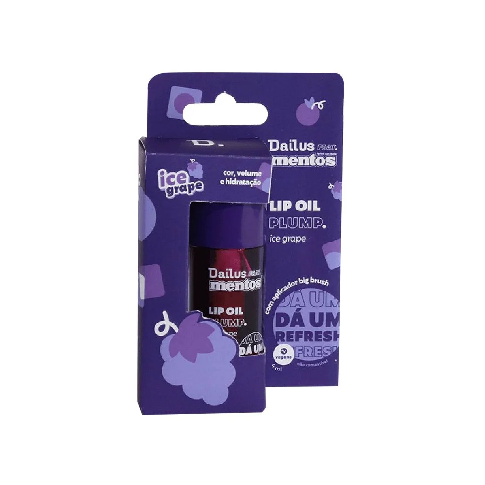 Lip Oil Dailus Mentos Ice Grape 5ml Grape 2