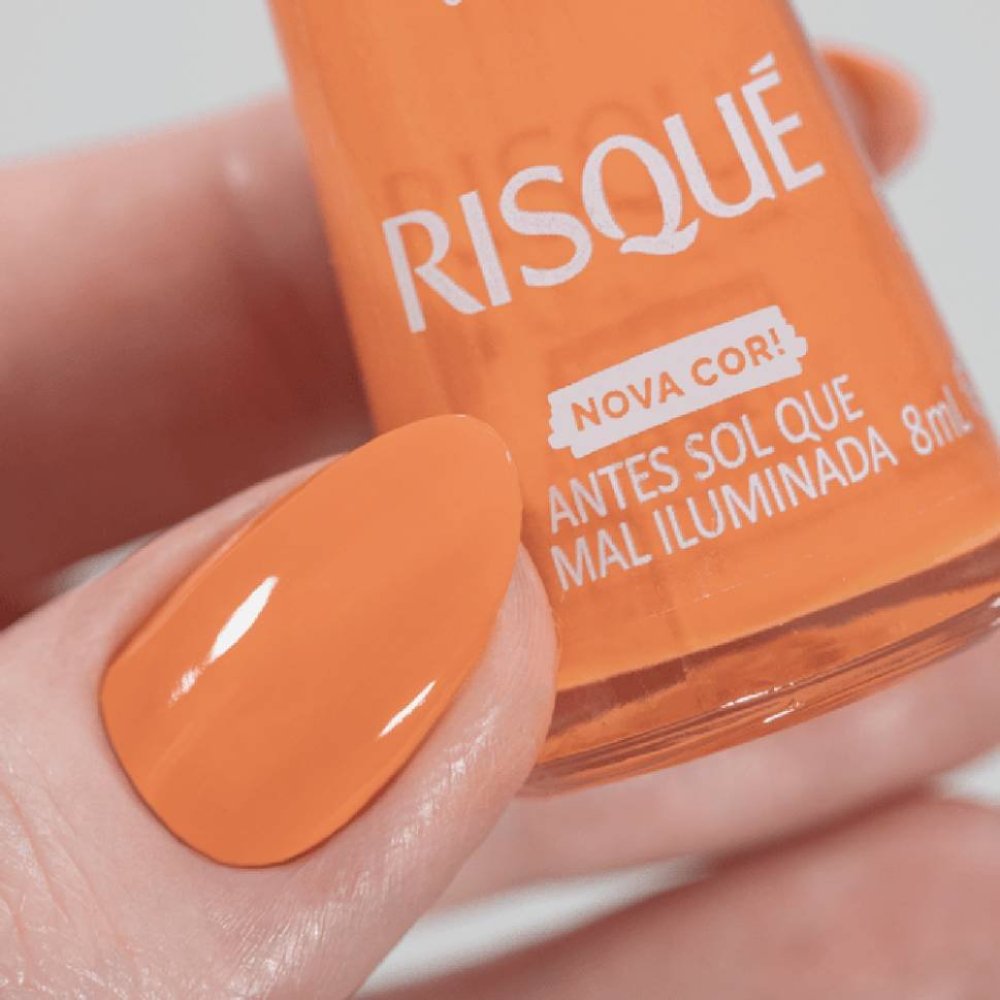 Esmalte Risqué Antes Sol Que Mal Iluminada Cremoso 8ml Antes Sol que Mal Iluminada 13