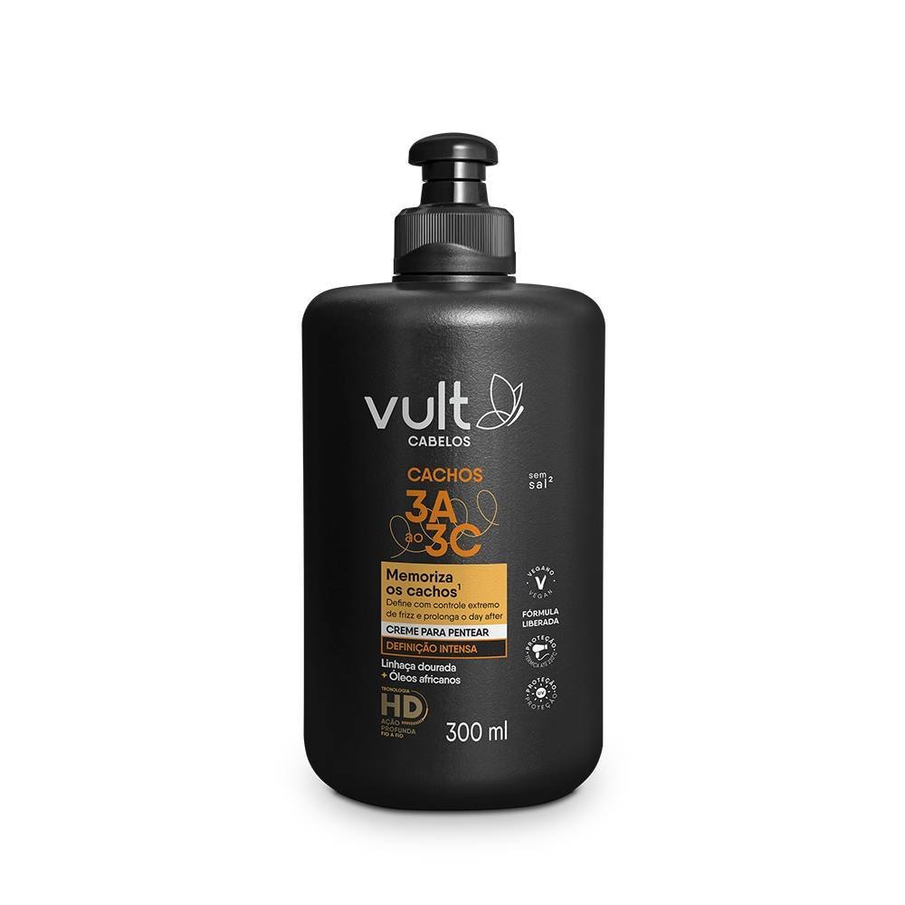 Creme Para Pentear Vult Hair Cachos 300ml 300ml 1