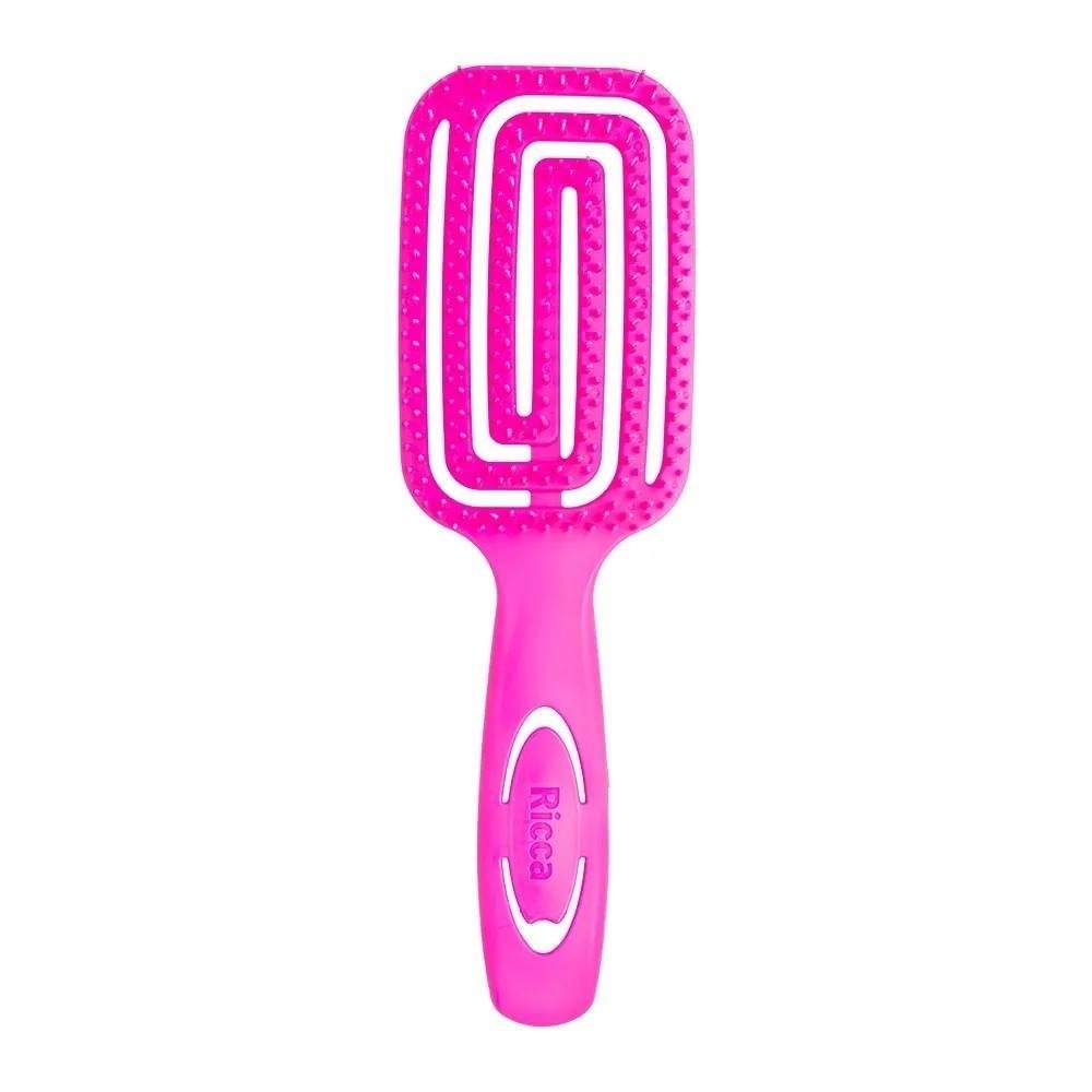 Escova De Cabelo Ricca Flex Wet & Dry Rosa