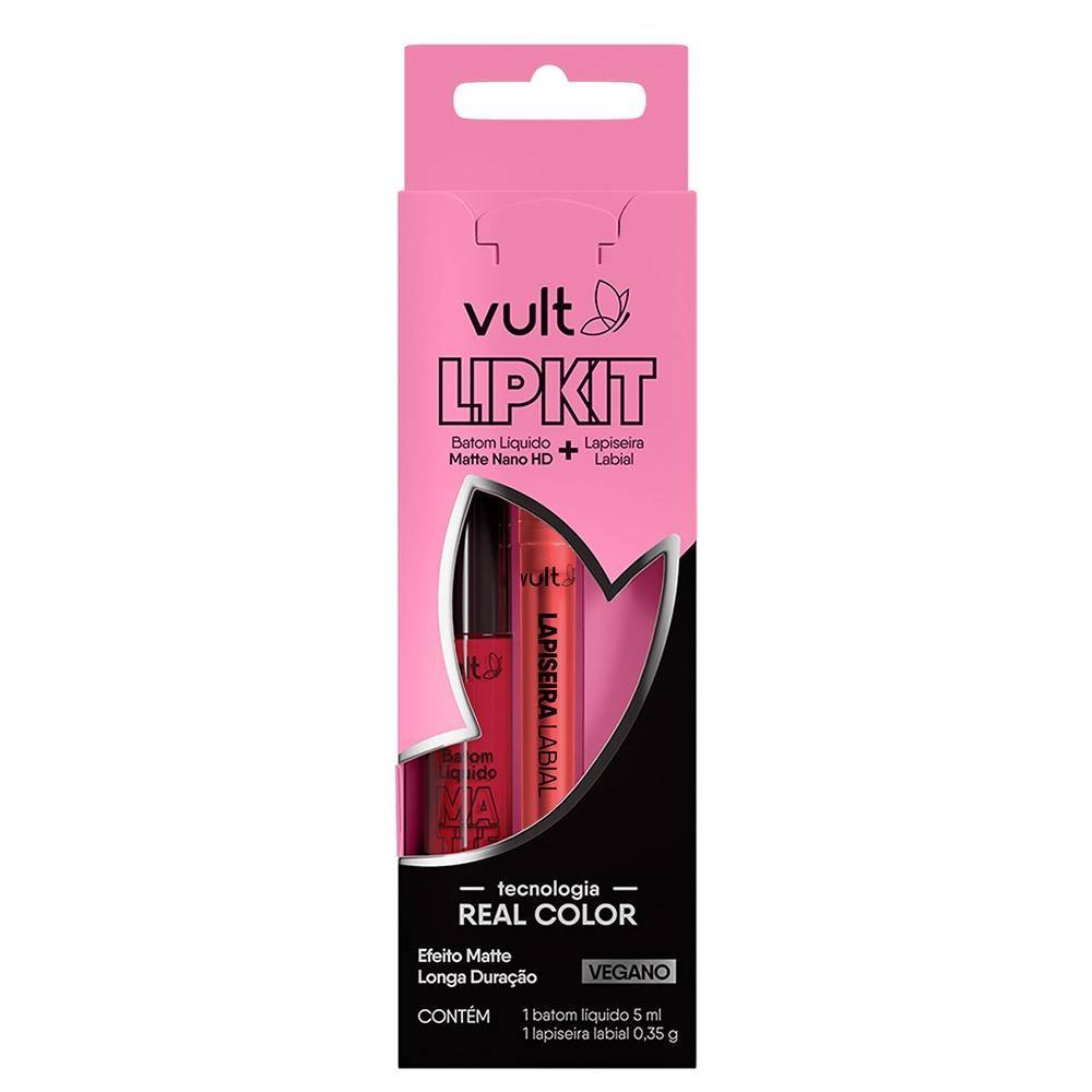 Lipkit Batom + Lapis Vult Rubi Rubi 1