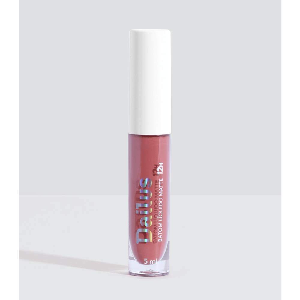 Batom Liquido Dailus Matte 12hrs Nude 5ml Nude 2