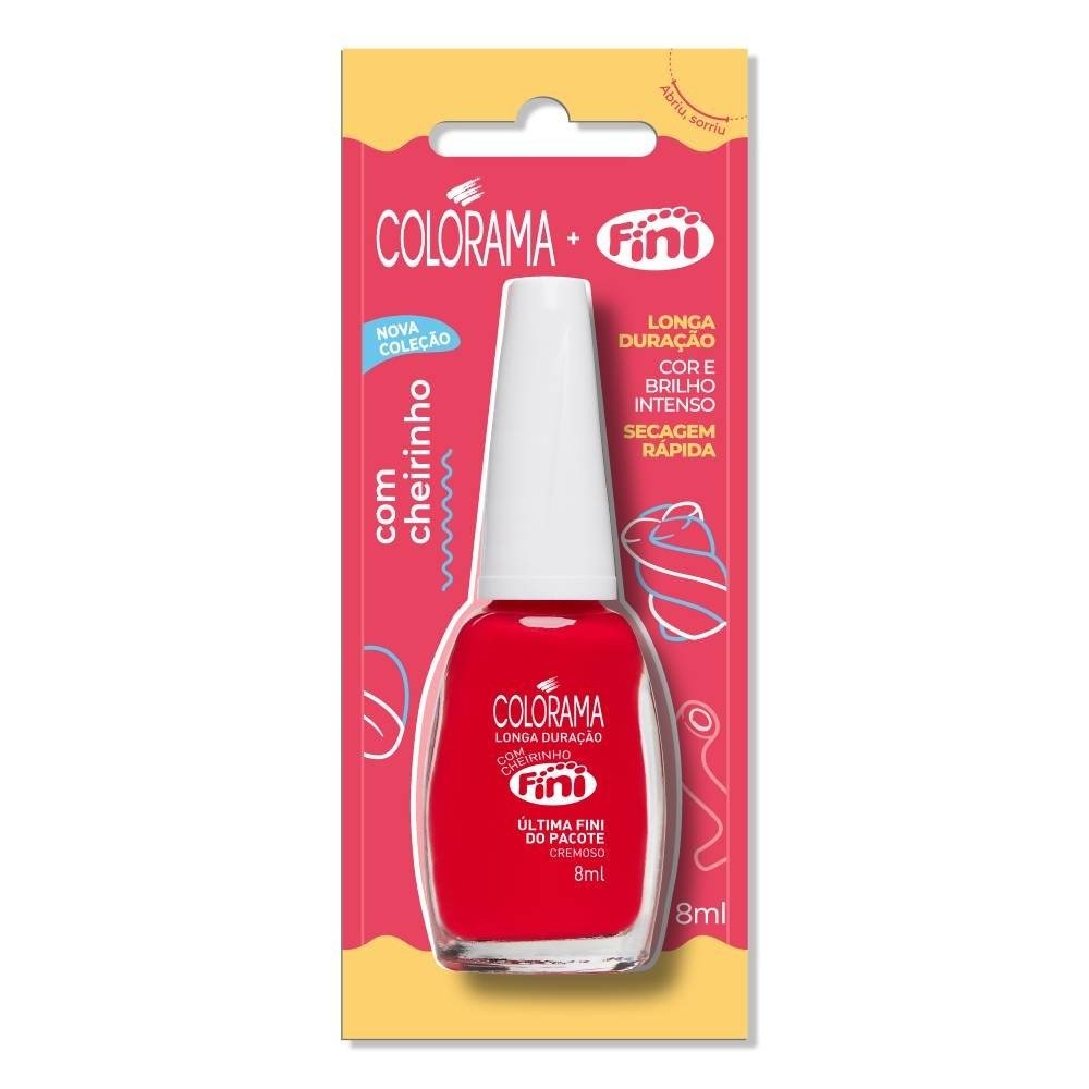 Esmalte Colorama Fini Última Fini Do Pacote 8ml