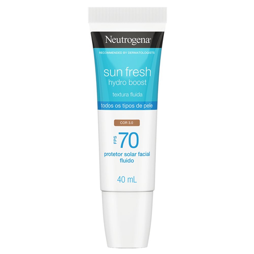 Protetor Solar Facial Neutrogena Sun Fresh Hydro Boost Cor 3.0 Fps70 40ml Cor 3.0 2