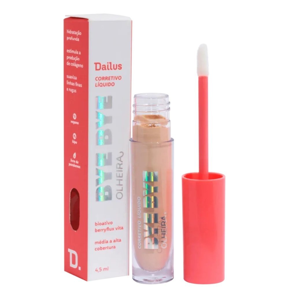 Corretivo Líquido Dailus Bye Bye Olheira D4 Claro 4,5ml D4 Claro 2