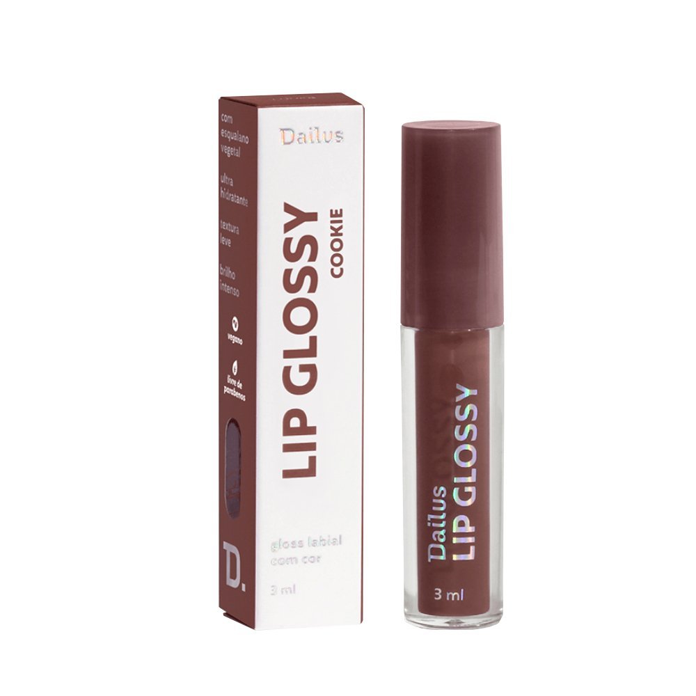 Gloss Labial Dailus Lip Glossy Cookie 3ml