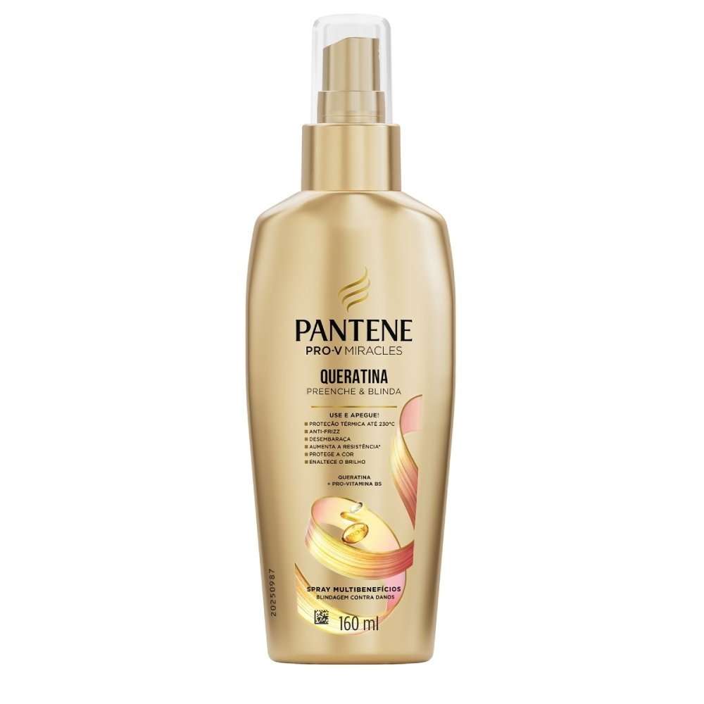 Spray Protetor Térmico Capilar Pantene Pro-v Queratina 160ml 160ml 2