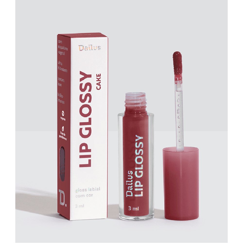 Gloss Labial Dailus Lip Glossy Cake 3ml Cake 2