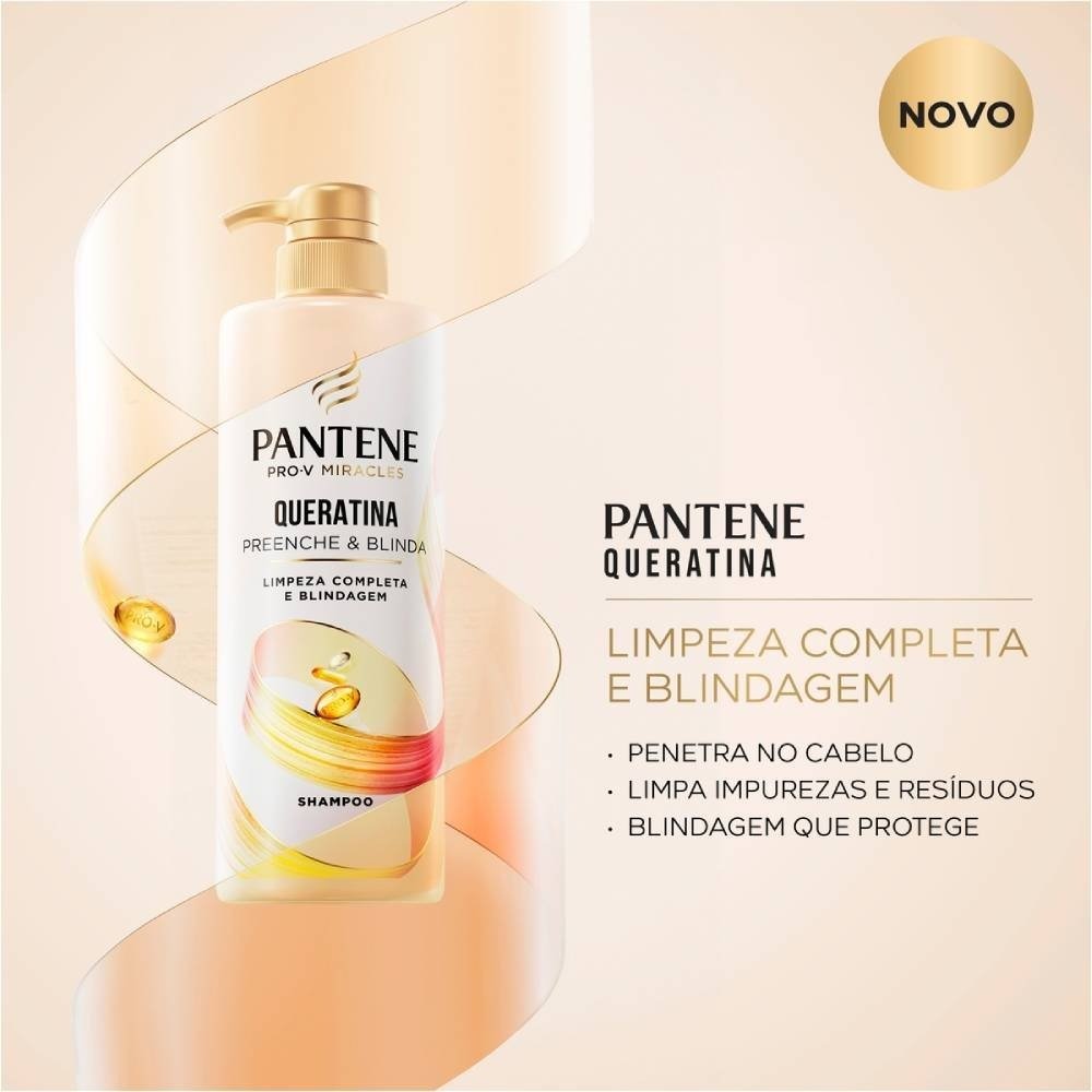 Shampoo Pantene Pro-v Queratina 510ml 510ml 2