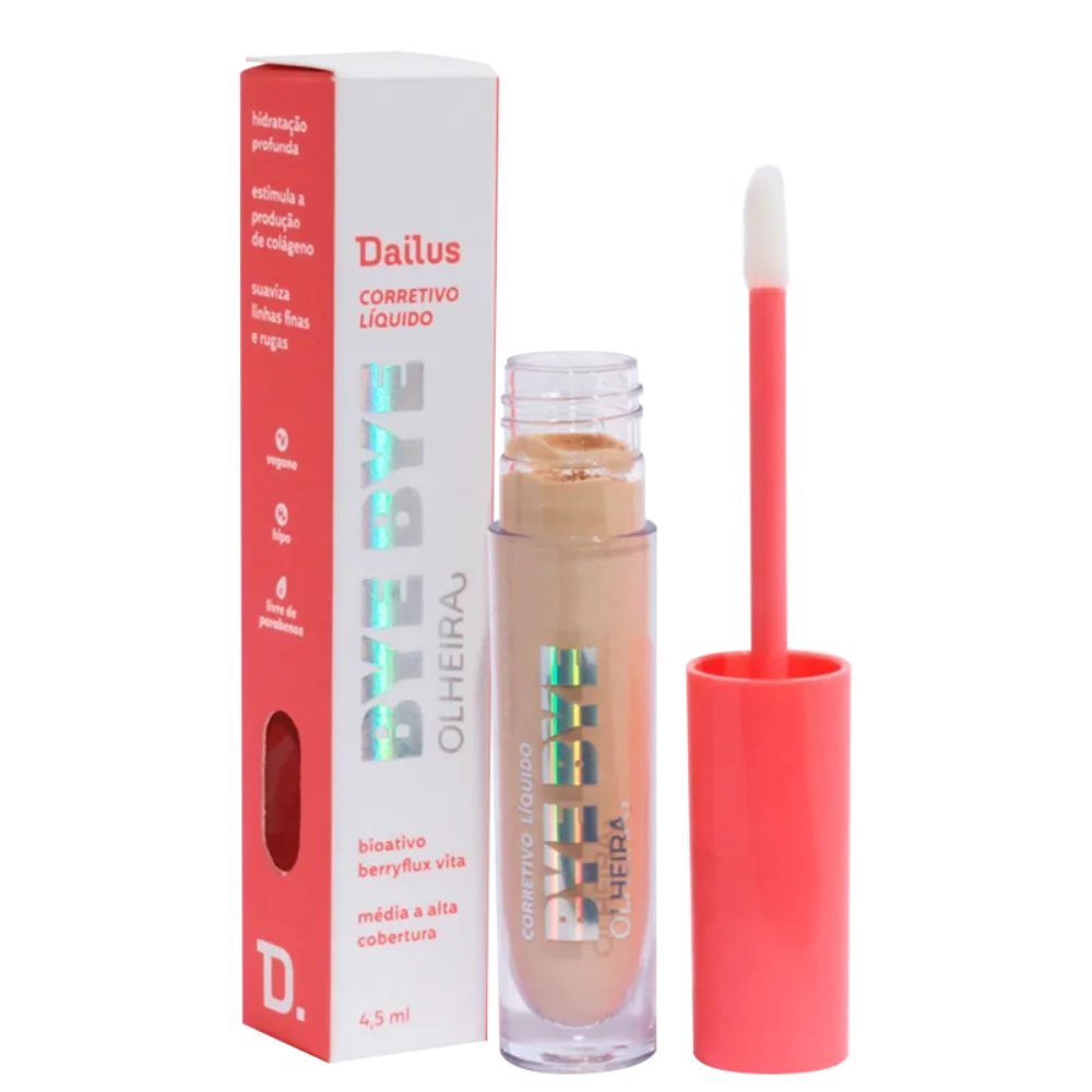 Corretivo Líquido Dailus Bye Bye Olheira D5 Medio 4,5ml D5 Medio 2