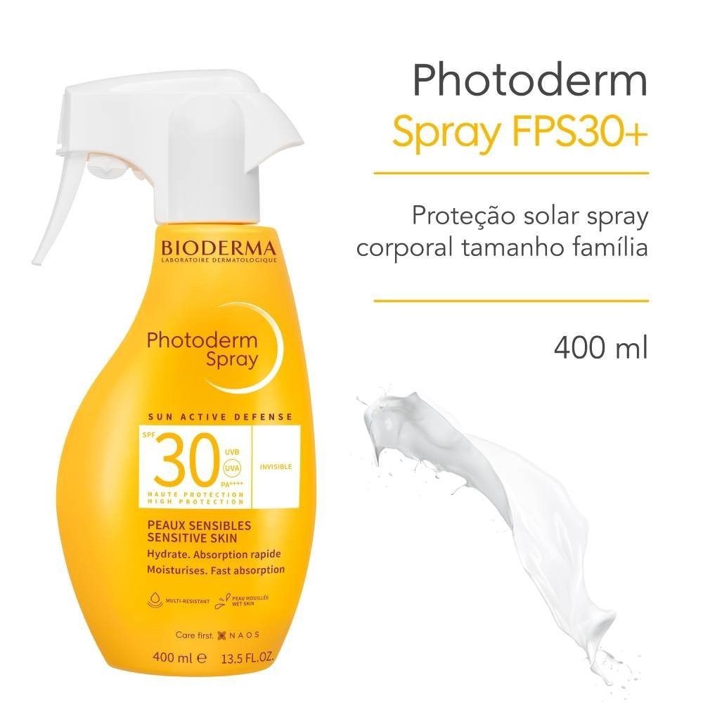 Protetor Solar Spray Bioderma Photoderm Textura Ultra Leve Fps30 400ml 400ml 1
