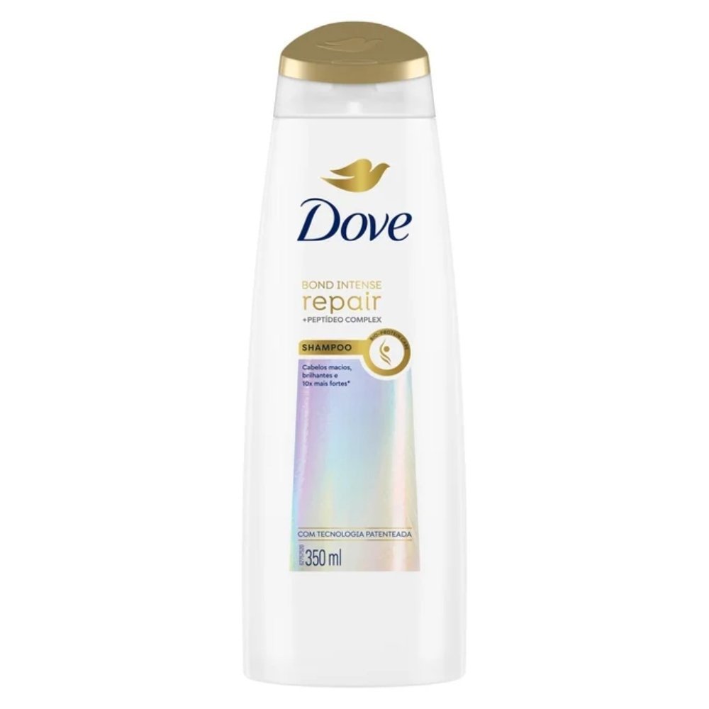 Kit Dove Bond Intense Repair Shampoo 350ml + Condicionador 150ml ÚNICO 2