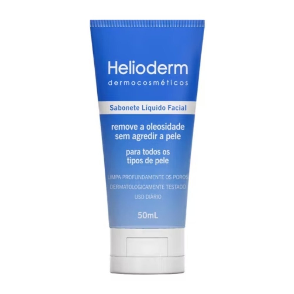 Kit Helioderm Protetor Solar Facial Fps50 50g + Sabonete Líquido 50ml ÚNICO 2