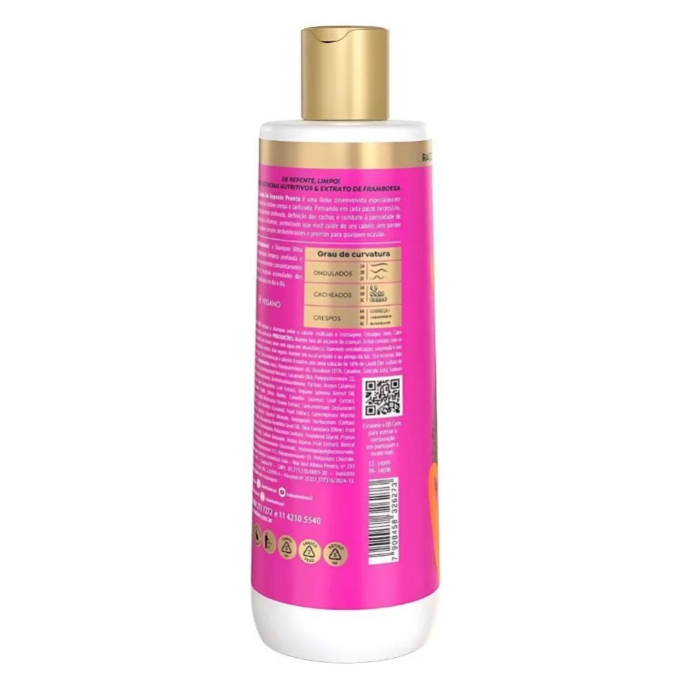 Shampoo Sos Cachos Ultra Gloss Salon Line De Repente Pronta 500ml 500ml 3