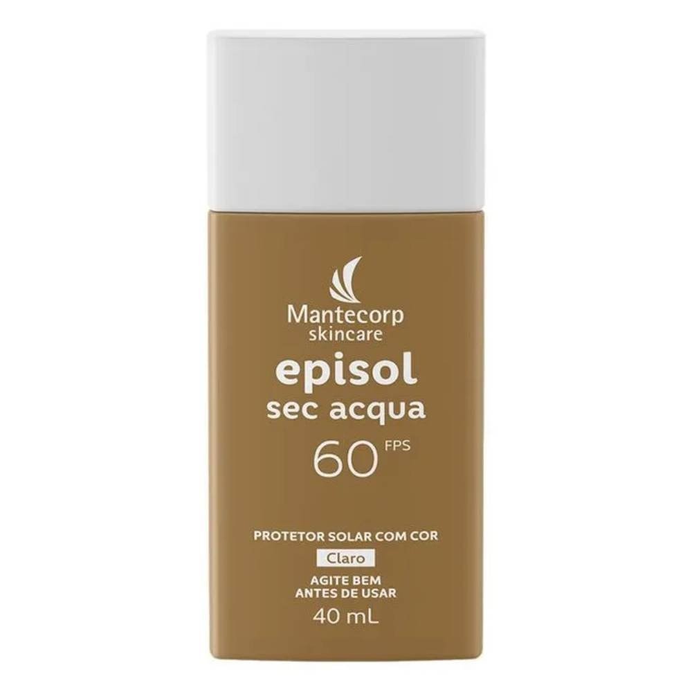 Protetor Solar Facial Episol Sec Acqua Fps 60 Claro 40ml Claro 2