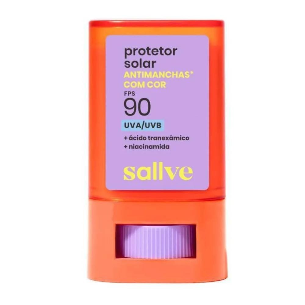 Protetor Solar Facial Stick Sallve Cor 6 Fps90 15g Cor 6 1