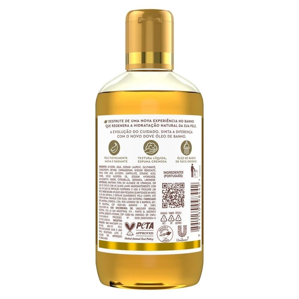 Sabonete Líquido Dove Óleo De Banho Glicerinado 240ml 240ml 3