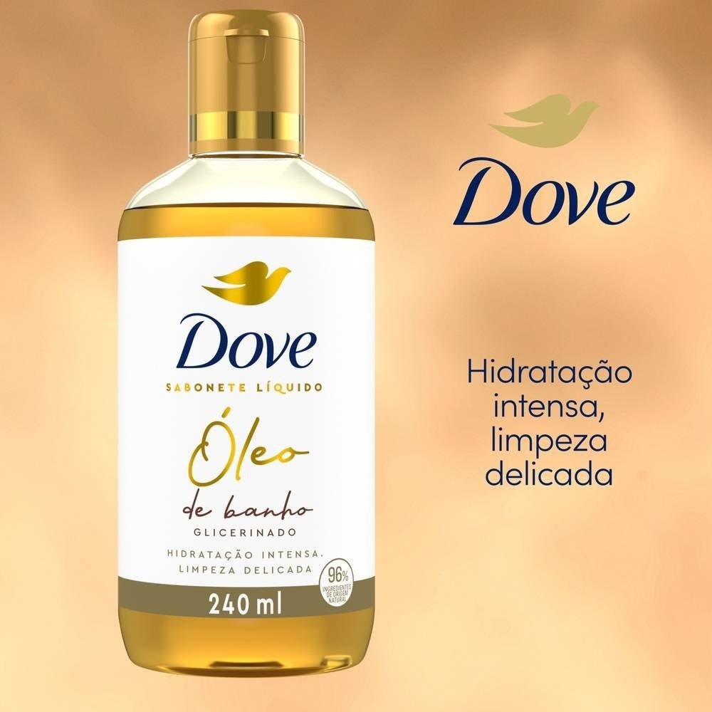 Sabonete Líquido Dove Óleo De Banho Glicerinado 240ml 240ml 5