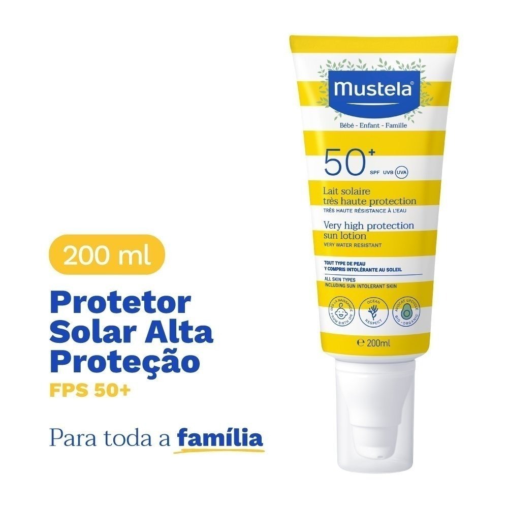 Kit Mustela Verão Em Família Protetor Solar Fps 50 200ml + Hydra Bebê 100ml ÚNICO 4