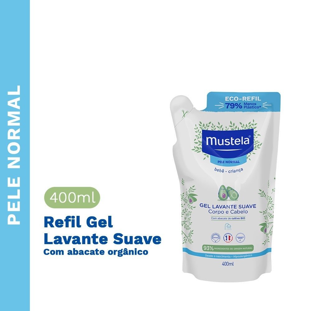 Gel Lavante Mustela Pele Normal Refil 400ml 400ml 1