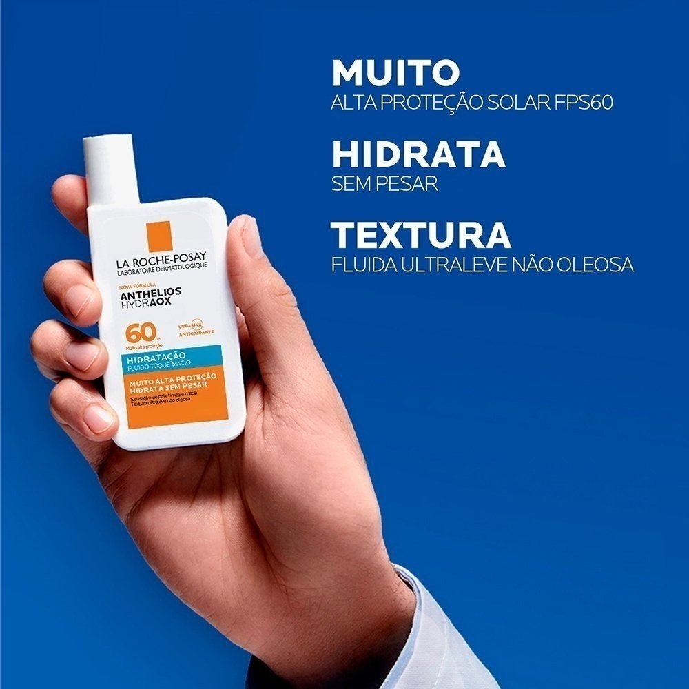 Protetor Solar Facial La Roche-posay Anthelios Hydraox Sem Cor Fps60 40ml 40ml 4