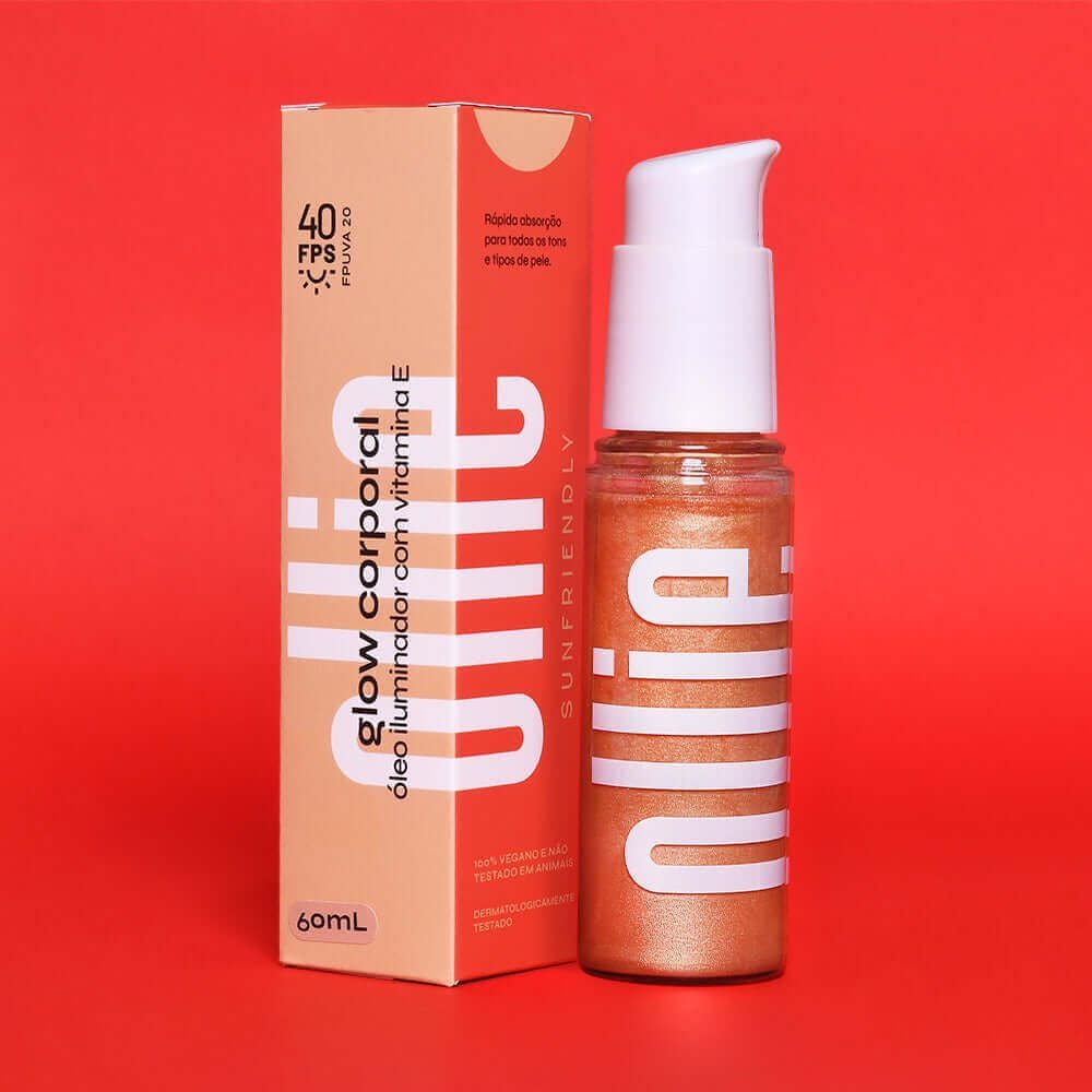 Óleo Iluminador Corporal Ollie Glow Fps40 60ml 60ml 2