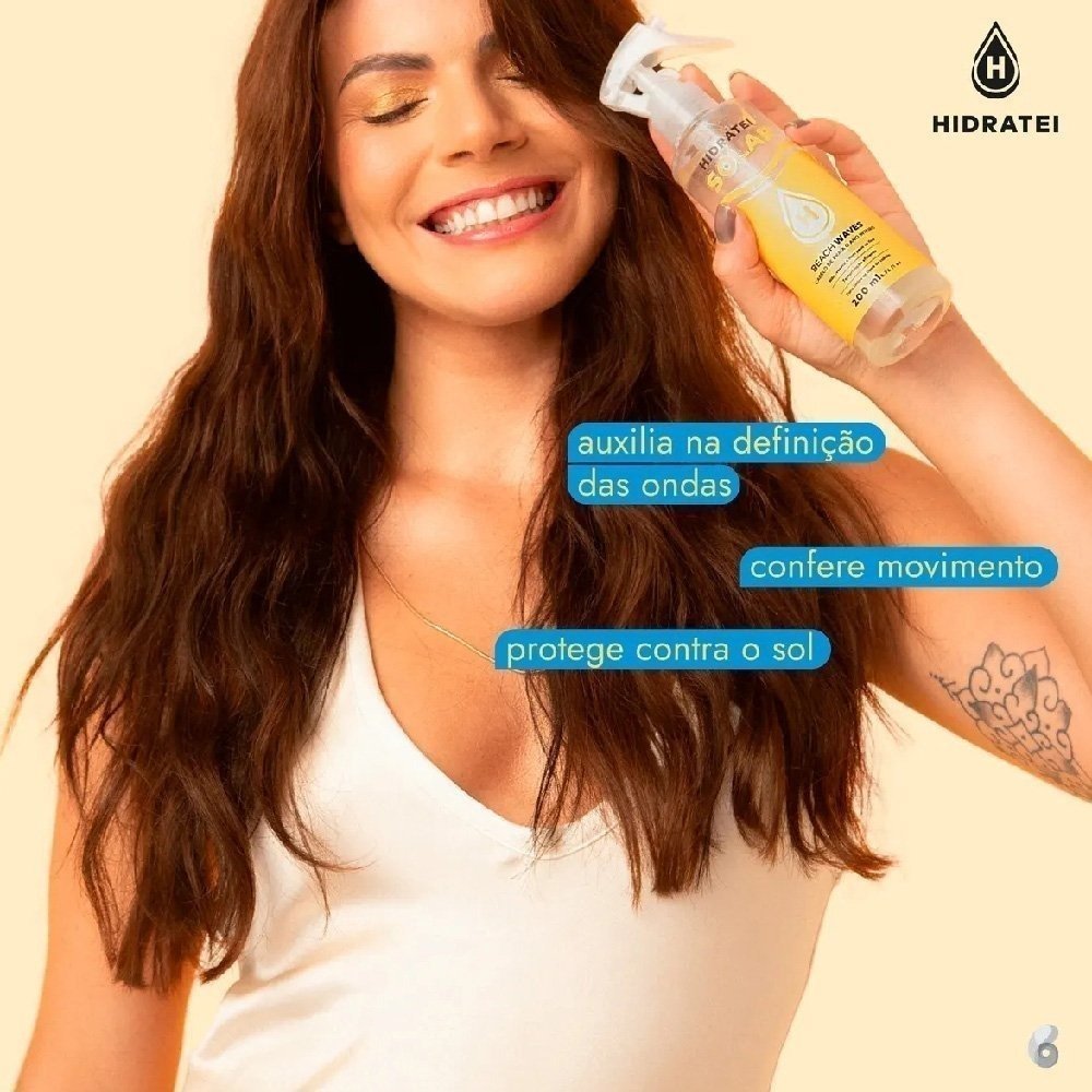 Spray Capilar Hidratei Solar Beach Waves 200ml 200ml 4
