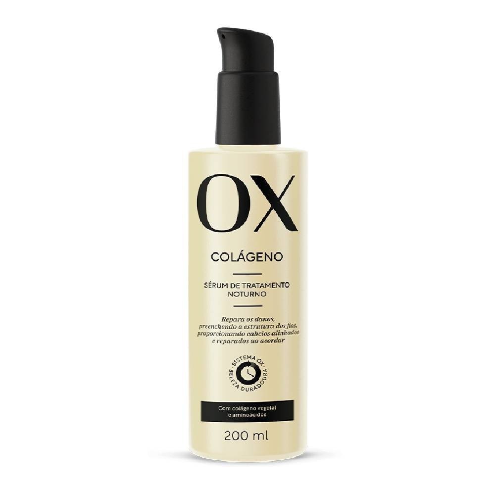Sérum Capilar De Tratamento Noturno Ox Colágeno 200ml 200ml 1