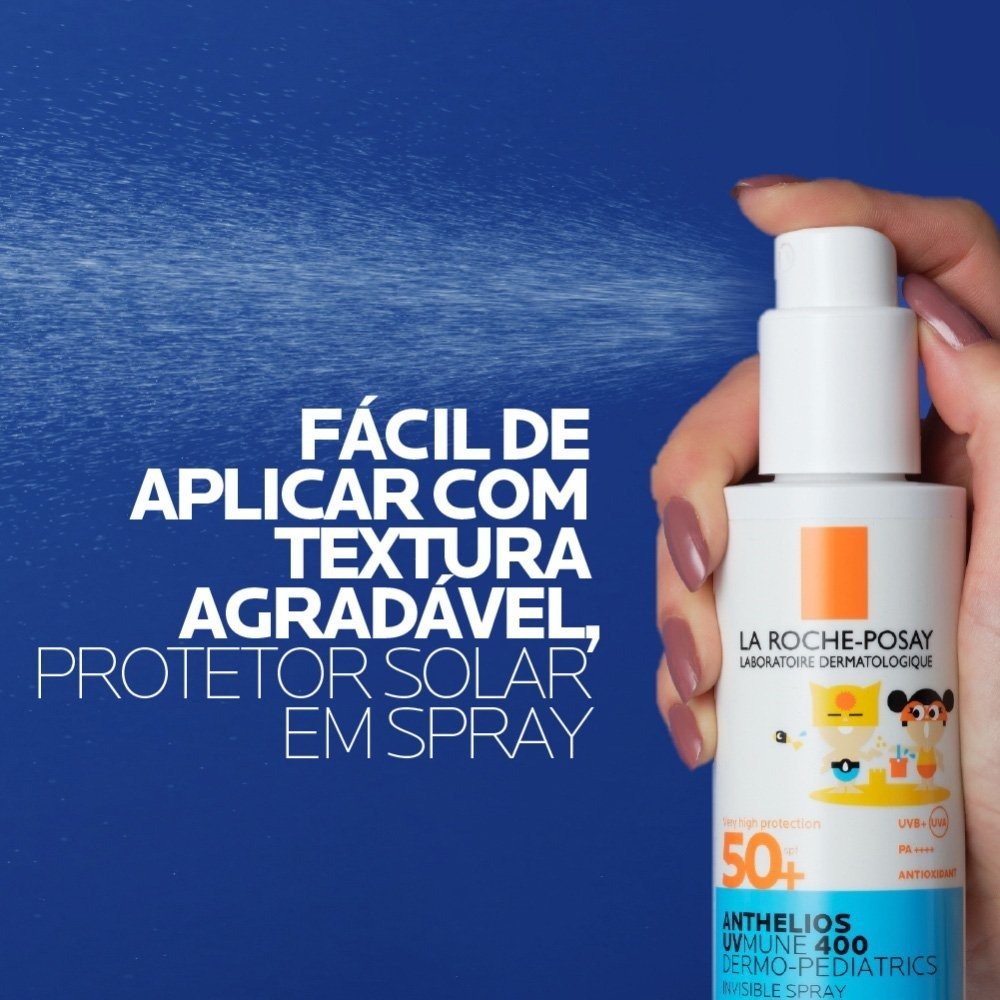 Protetor Solar Infantil La Roche-posay Anthelios Uvmune Dermo-pediatrics Spray Fps60 200ml 200ml 4